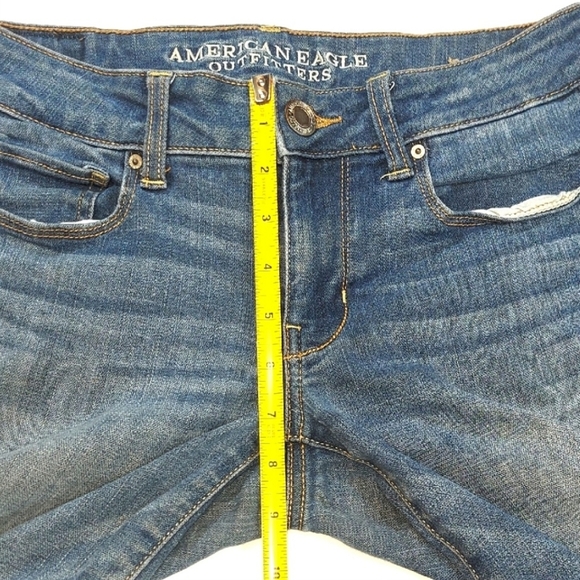 American Eagle Classic Blue Skinny Jeans - Picture 9 of 10